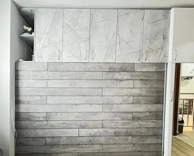 a wooden wall in a room with a wall at Мореплавателите / The seafarers in Sozopol