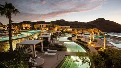 an image of a resort with a swimming pool at SIANA4 in Sveti Vlas