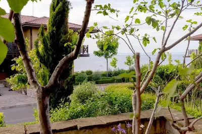 a view from the garden of a house at Luxury 2 bedroom villa in Sozopolis in Sozopol