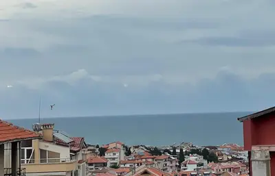 a view of a city with buildings at Orange House in Sozopol