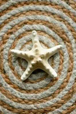 a white rope with a white star on it at Chic&Cozy Apartment in Nessebar in Nesebar