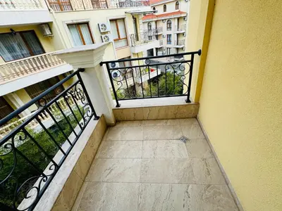 a balcony of a building with a balcony railing at HORIZON 26 'Б' Apartment Sveti Vlas in Sveti Vlas