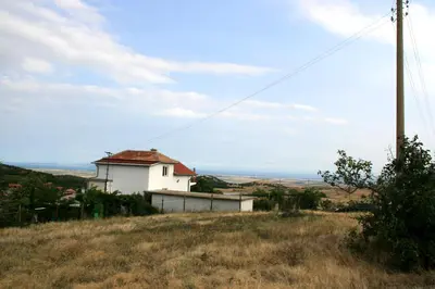 a house on the side of a hill at Villa Sanaan in Bryastovets