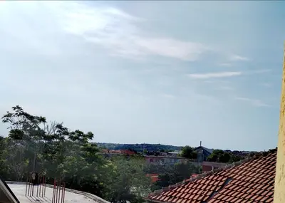 a view from the roof of a building at Стаи за гости Гергана град Созопол in Sozopol