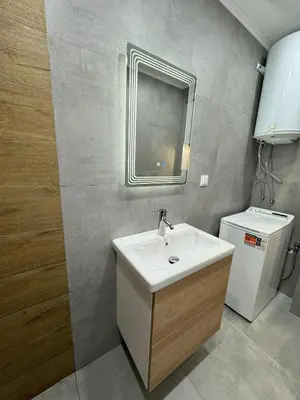 a bathroom with a sink and a toilet at VP Martini in Sunny Beach
