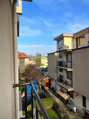 a view from the balcony of a building at Апартамент в Риф 2 in Burgas City