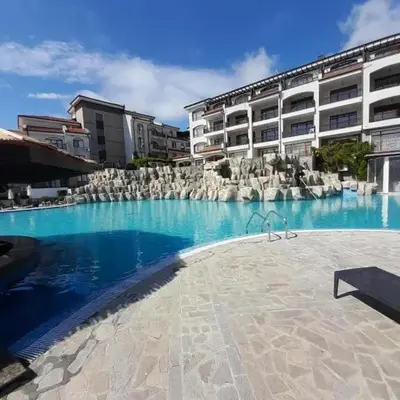 Nice 2 Bedroom Apartment with Sea and Poolview near Aheloy