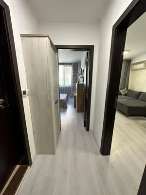 an open door to a room with a living room at Apartment in Sveti Vlas in Sveti Vlas