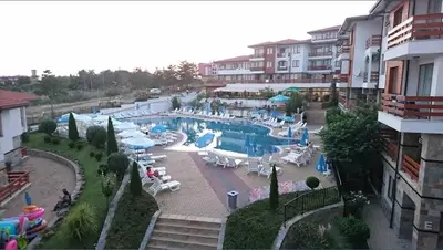 a view of a swimming pool in a resort at Gardenia Hills in Sunny Beach