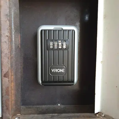 a black stove with a vent in a room at Paradise in Burgas City
