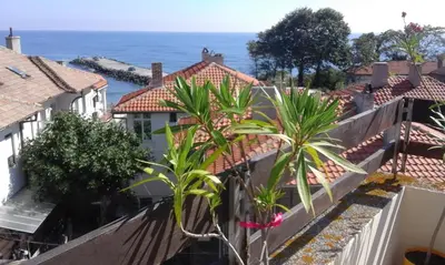 a view from the balcony of a house at Kraybrezhna 3 in Pomorie