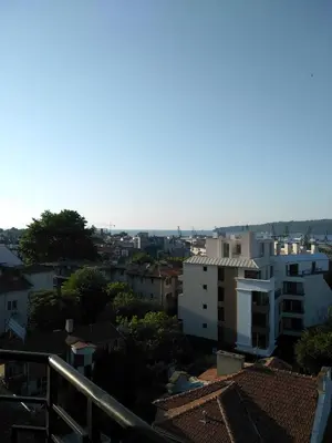 a view of a city from a balcony at penyrent in Varna City