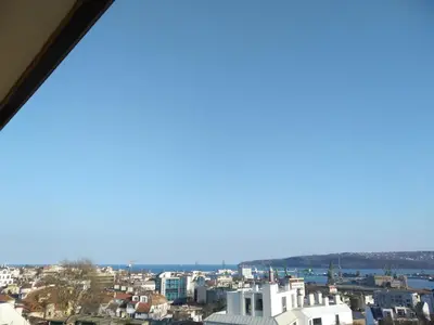 a view of a city from a window at penyrent in Varna City
