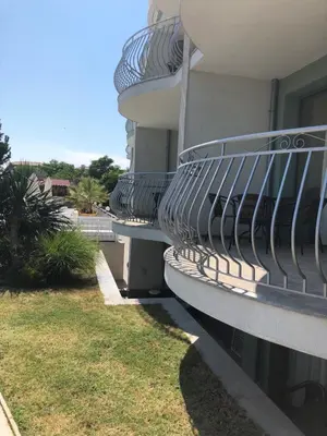 a row of balconies on the side of a building at Gardenia Vacation Settlement in Sozopol