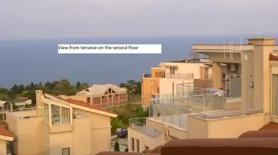 a view from houses on the savoy floor at Fantastic Sea View Sun village Byala in Byala