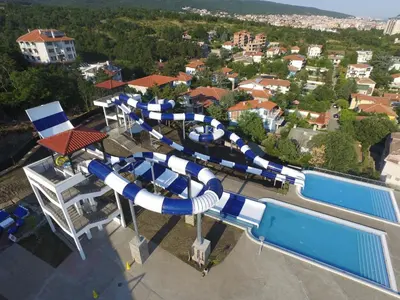 an image of a water slide at a resort at Nevis Resort & Aqua Park - All Inclusive in Sunny Beach