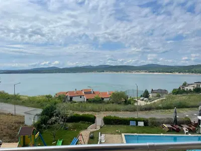 a view of a large body of water at Safo Apartments and Rooms in Sozopol
