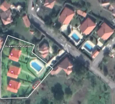 a map of the green life villas at BulgariaVilla - Green Life Villas in Bryastovets