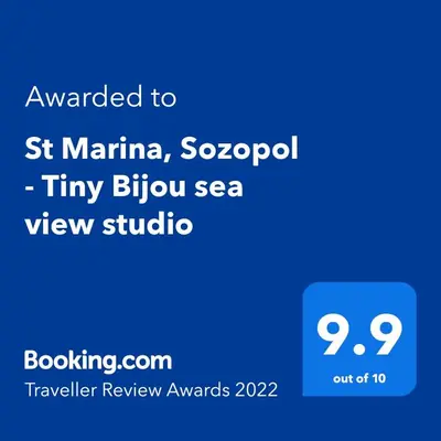 a screenshot of a cell phone with the text wanted to st marina so at Tiny Bijou Sea View studio - Santa Marina - Sozopol in Sozopol