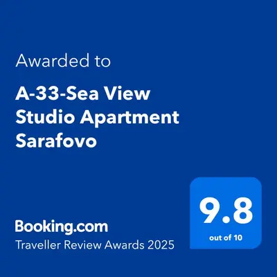 a sea view studio apartment saarinen screenshot at A-33-Sea View Studio Apartment Sarafovo in Burgas City