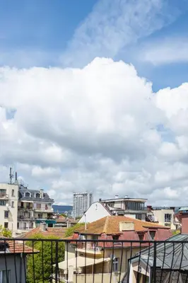 a view from the roof of a building at Quiet Maisonette \u30e1 Free Parking in Varna City