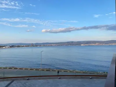 a view of a large body of water at PARADISO B 208 Private Sea View Studio NESSEBAR in Nesebar