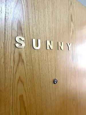 a wooden box with the word survey written on it at Sunny in Varna City