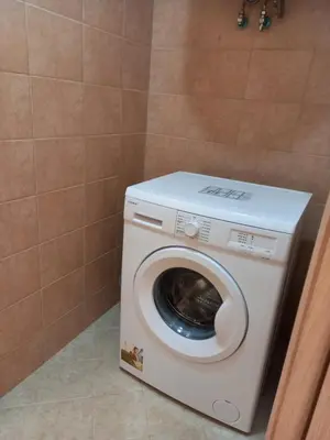 a washer and dryer in a bathroom at Sozopoli Hills, app B7 in Sozopol
