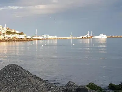 a large body of water with boats in a harbor at MitProt Panorama Bay 2 ap 31 in Sveti Vlas