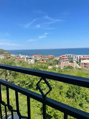 a view of the ocean from a balcony at Nieli-1 SP apartments in Byala