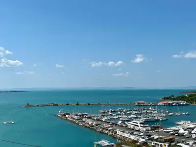 a harbor filled with lots of boats in the water at Romantic Getaway 1-BD Apartment with Sea View by Flat Mаnаger in Sozopol
