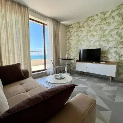Romantic Getaway 1-BD Apartment with Sea View by Flat Mаnаger