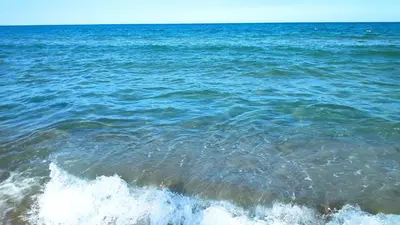a large body of water with a wave in it at Къща за гости Снежа/ Guest house Snezha in Obzor