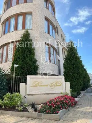 a building with a sign in front of it at Diamond Beach Sarafovo by KP - Luxury Collection, Apt 5 in Burgas City