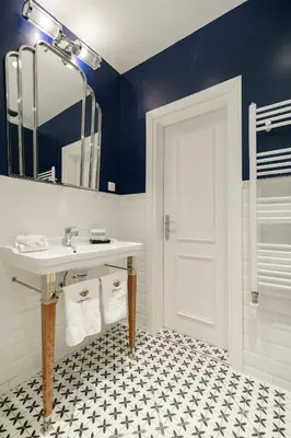 a bathroom with a sink and a mirror at Carpe Diem in Sladka Voda