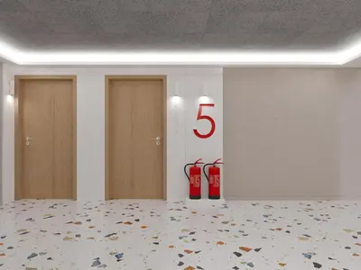 two red fire hydrants in a room with the number six at Grand Hotel Sunny Beach - All Inclusive in Sunny Beach